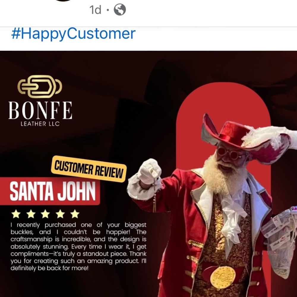 Custom Belt by bonfe Leather workshop ( to accompany our belt buckles )